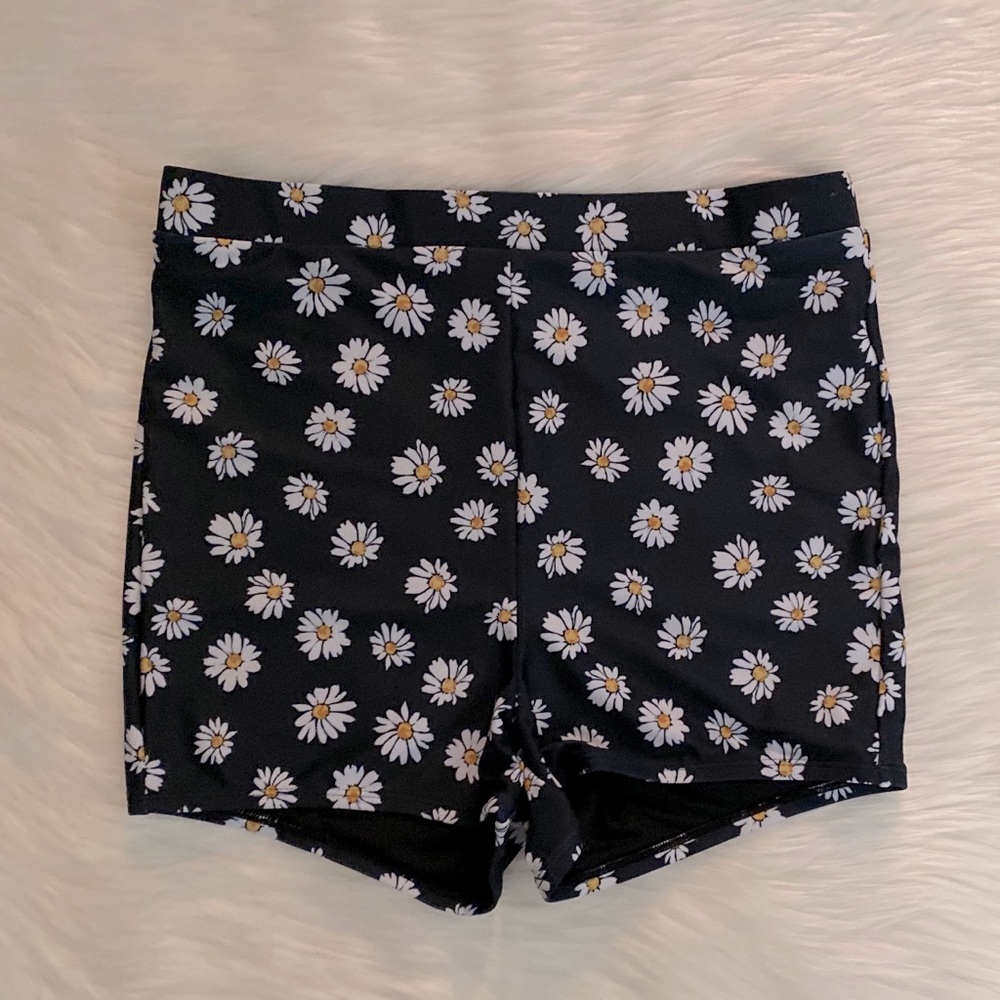 Daisy swim shorts for girls